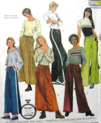 9578  MCCALLS 90 MIN. LONGER POCKET SKIRTS, FLARE PANTS PATTERN SM MD LG CHOICE
